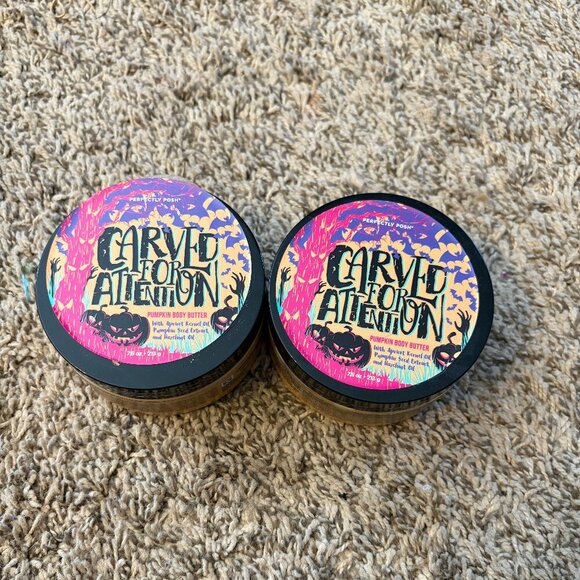 Perfectly Posh Carved for Attention pumpkin body butters - Sealed - Picture 1 of 2